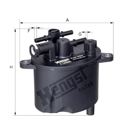 Hengst Fuel Filter, H346WK H346WK